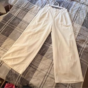 White Versona Wide-Leg Pants